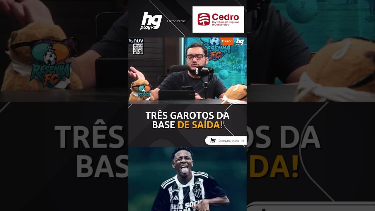 ATLÉTICO NEGOCIA TRÊS JOGADORES DA BASE; VEJA!