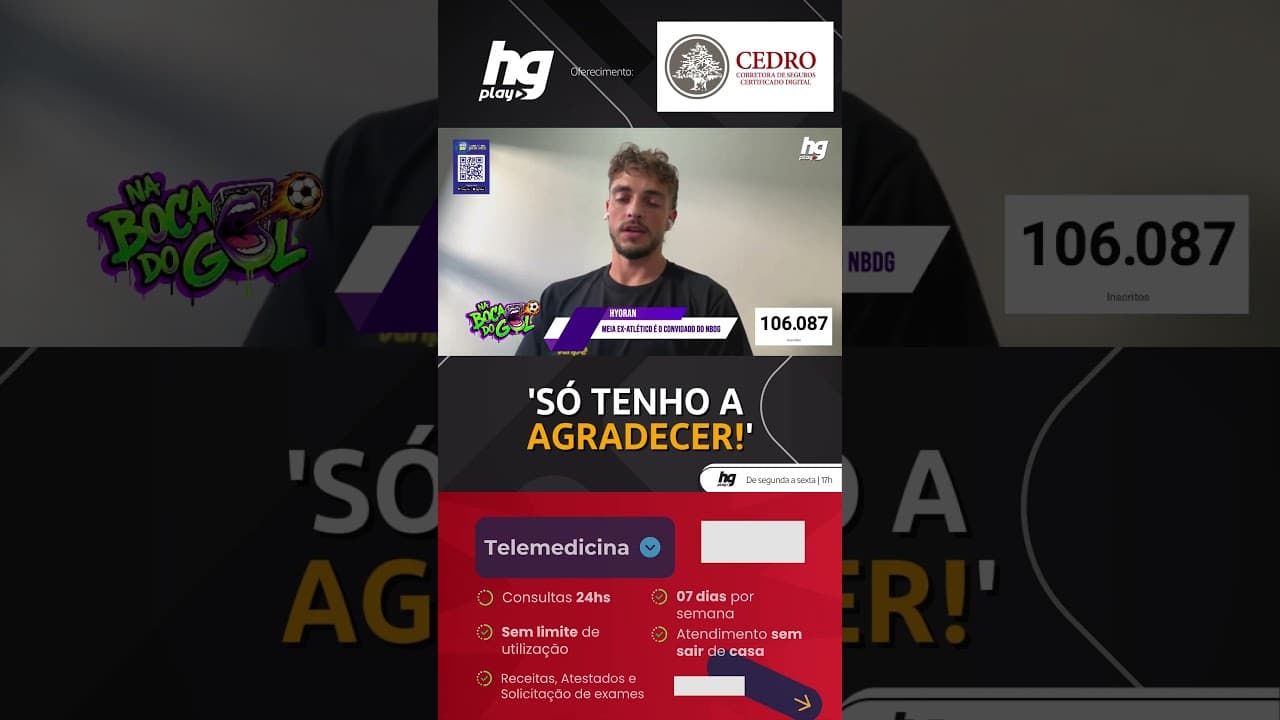 HYORAN MANDA RECADO PRA TORCIDA DO ATLÉTICO; VEJA!