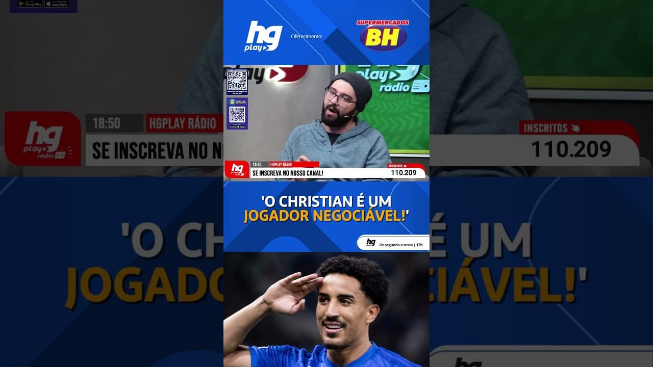 CRUZEIRO DEVE FAZER FORÇAS PARA MANTER O CHRISTIAN NO ELENCO?
