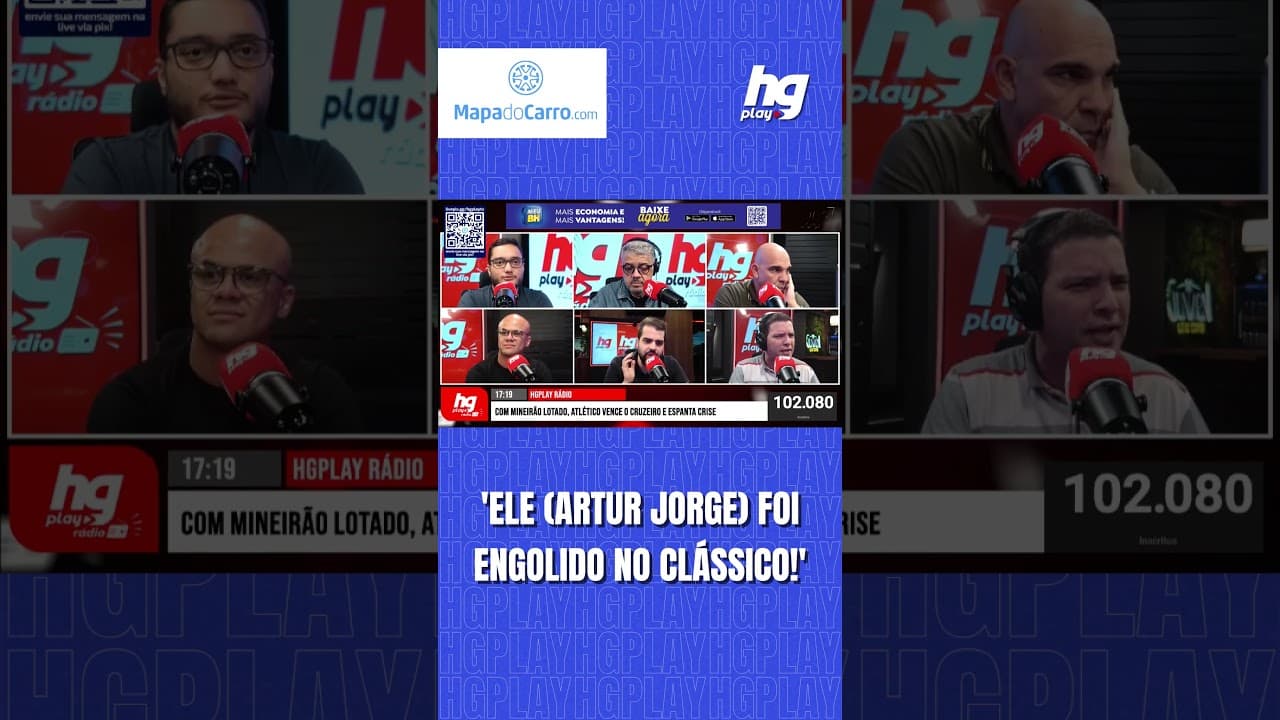 FOI O PIOR JOGO DO TÉCNICO ARTUR JORGE NO CRUZEIRO? COMENTARISTAS DEBATEM!