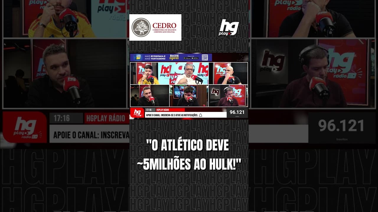 HG INFORMA QUAIS AS PENDÊNCIAS DO GALO COM O HULK