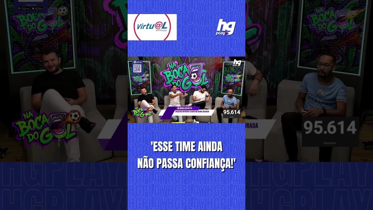 CRUZEIRO TEM OBRIGAÇÃO DE VENCER O GOIÁS? COMENTARISTAS DEBATEM!