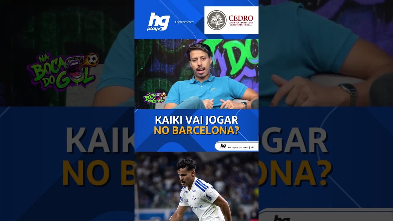 AGORA: BARCELONA ENTRA NA BRIGA PELO LATERAL KAIKI, DO CRUZEIRO!