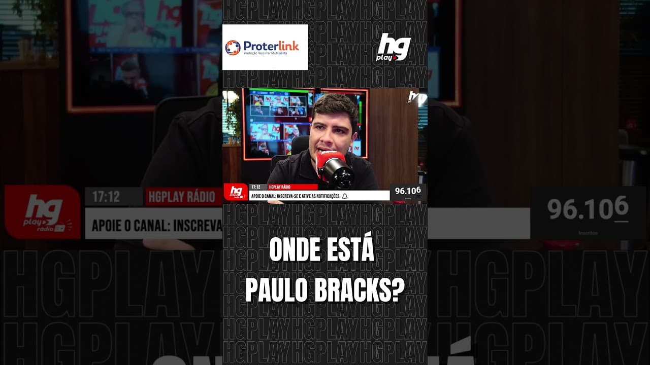 "A OMISSÃO DE PAULO BRACKS ASSUSTA!"