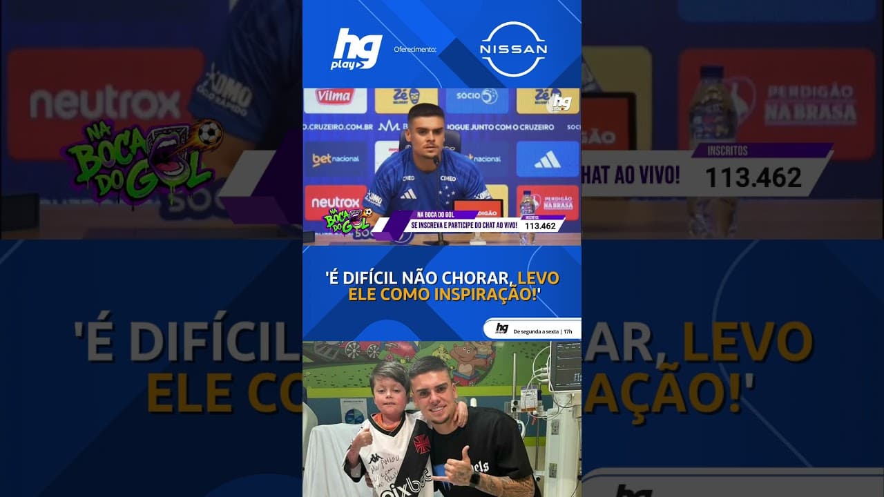 GABRIEL PEC SE EMOCIONA COM MENSAGEM DO PEQUENO GUI, TORCEDOR ICÔNICO DO VASCO; VEJA!