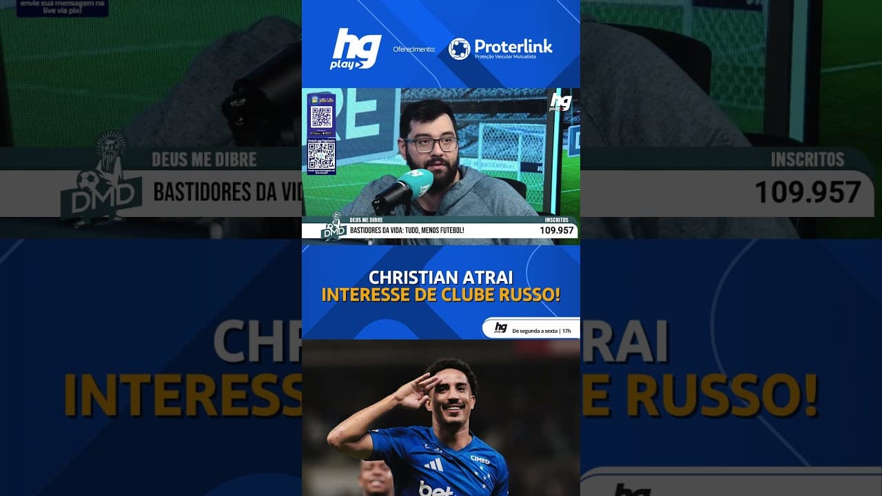 CHRISTIAN RECEBE PROPOSTA DE CLUBE RUSSO E CRUZEIRO RECUSA; É  O JOGADOR MAIS IMPORTANTE DO ELENCO?