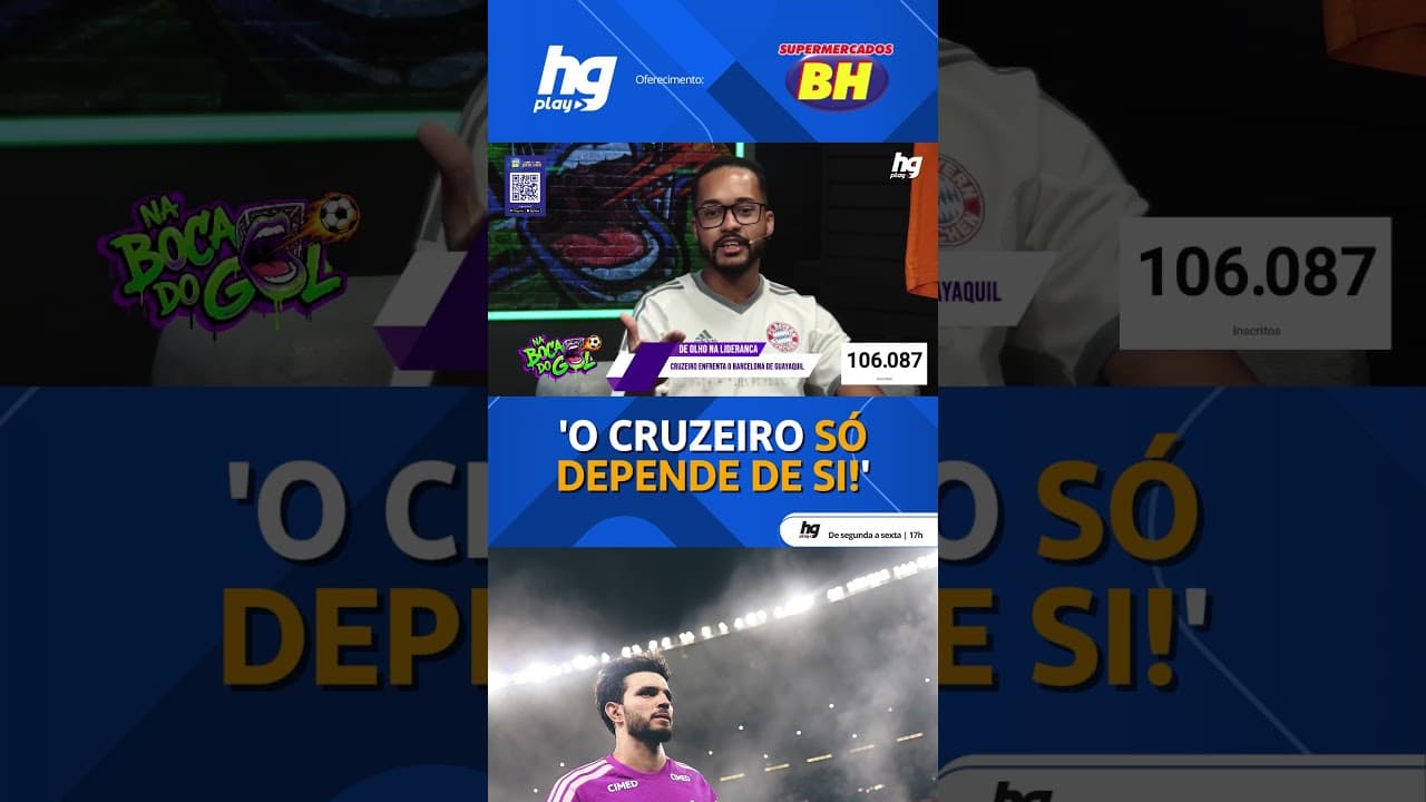 CRUZEIRO TEM QUE TOMAR CUIDADO COM O BARCELONA DE GUAYAQUIL HOJE?