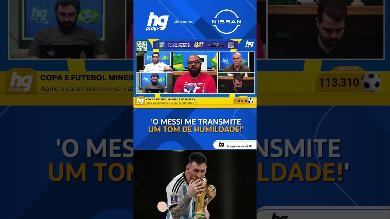A HUMILDADE DE MESSI INCENTIVA SEUS COMPANHEIROS DE SELEÇÃO?