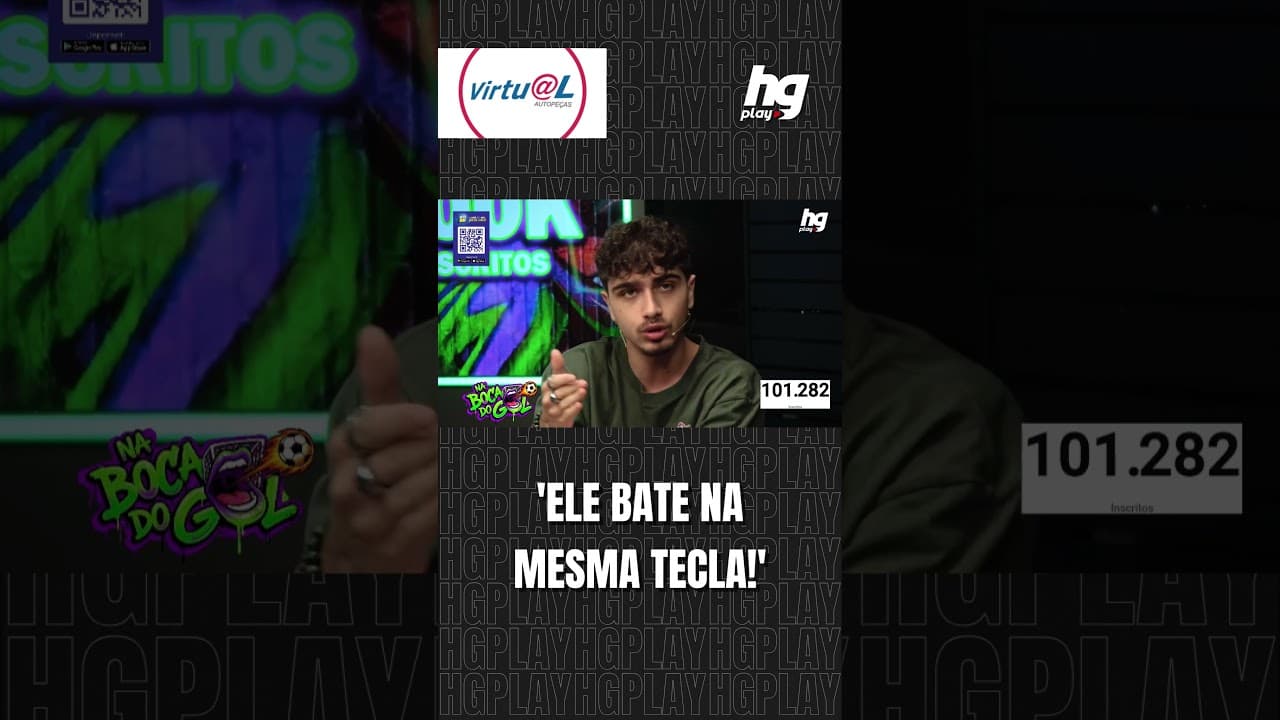 RAFAEL MENIN FOI CONTRADITÓRIO EM SEU PRONUNCIAMENTO? COMENTARISTAS DEBATEM!
