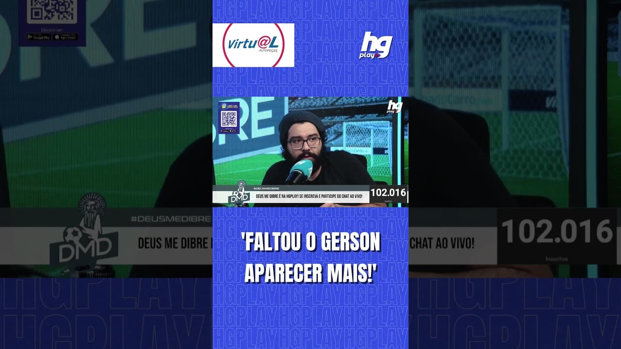 GERSON SUMIU NO CLÁSSICO OU FOI MUITO BEM MARCADO? COMENTARISTAS DEBATEM!