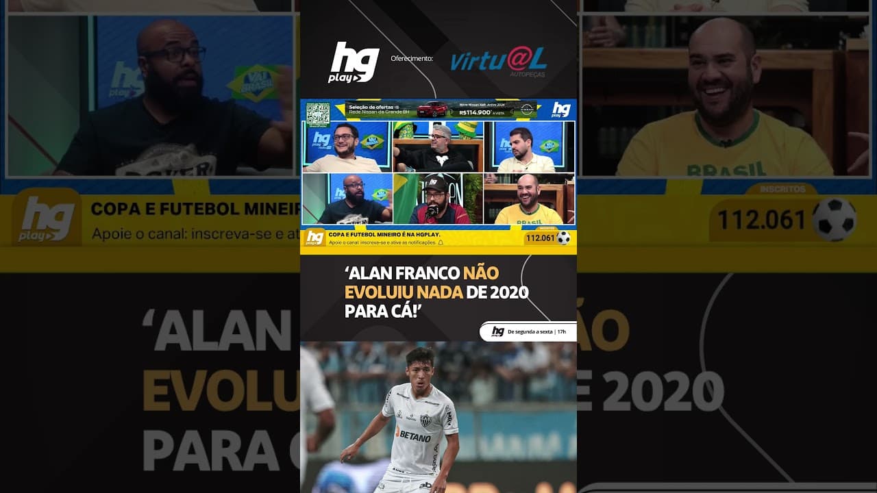 ALAN FRANCO MELHOROU DESDE 2020 OU FOI O NÍVEL DO ATLÉTICO QUE CAIU?