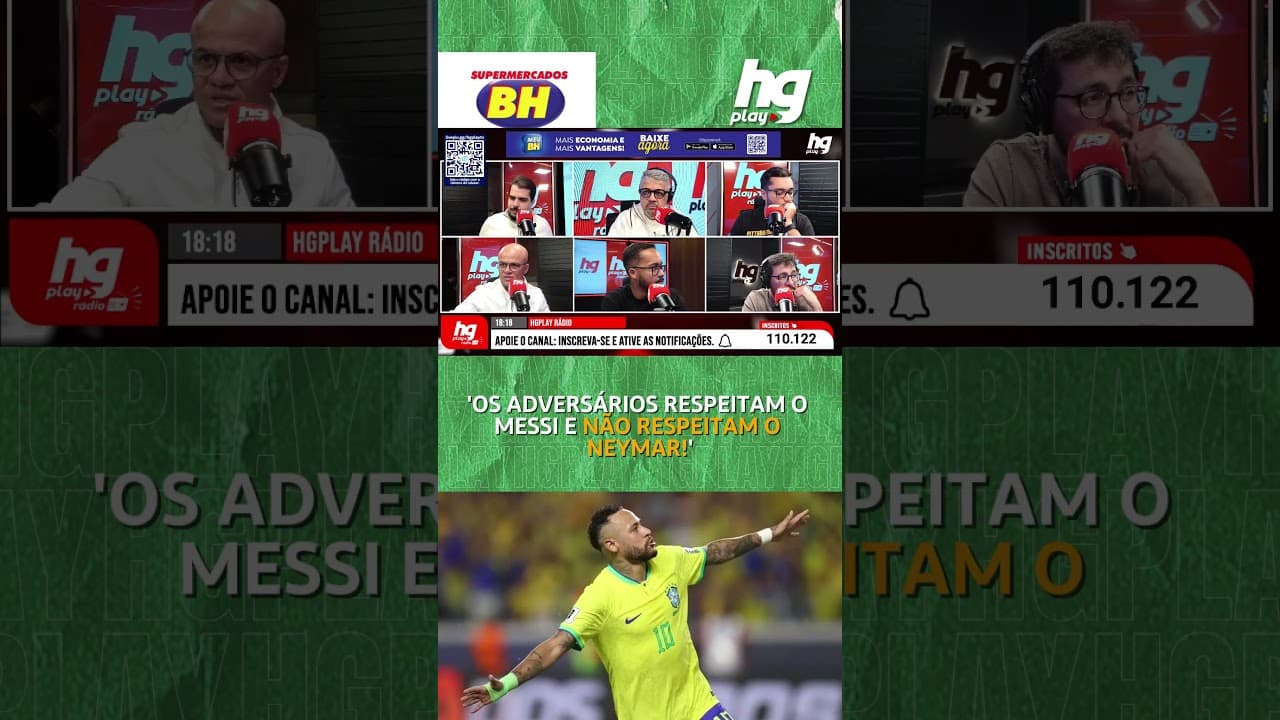 OS MARCADORES CHEGAM NO NEYMAR COM UMA INTENSIDADE MAIS ELEVADA QUE O NORMAL?