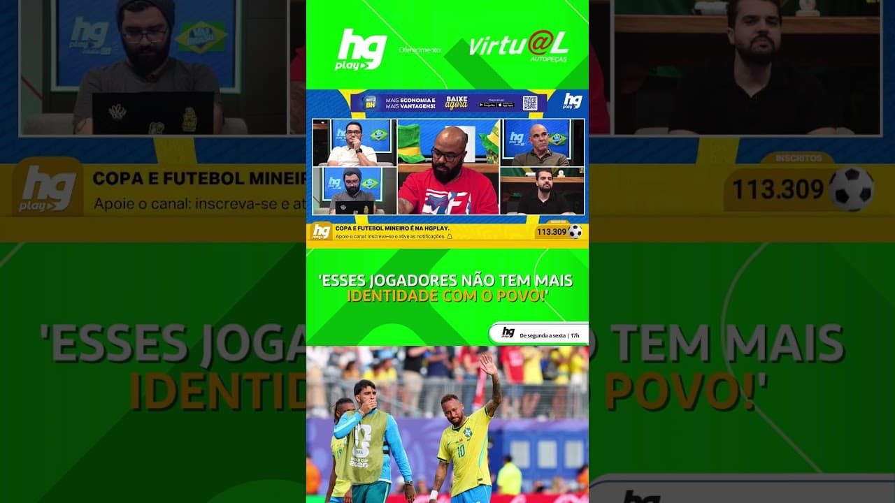 POR QUE A SELEÇÃO BRASILEIRA NÃO TEM MAIS A IDENTIFICAÇÃO COM O POVO BRASILEIRO?