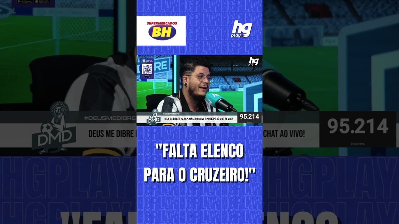 O CRUZEIRO TEM ELENCO PARA AS 3 COMPETIÇÕES?
