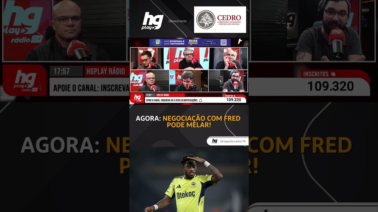 AGORA: FRED MANIFESTA DESEJO DE PERMANECER NA TURQUIA E NEGÓCIO COM O ATLÉTICO PODE MELAR!