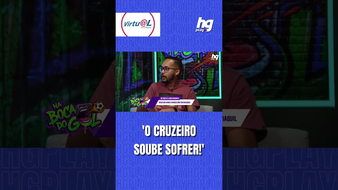 CRUZEIRO CONTROLOU O JOGO CONTRA O BARCELONA? COMENTARISTAS DEBATEM!