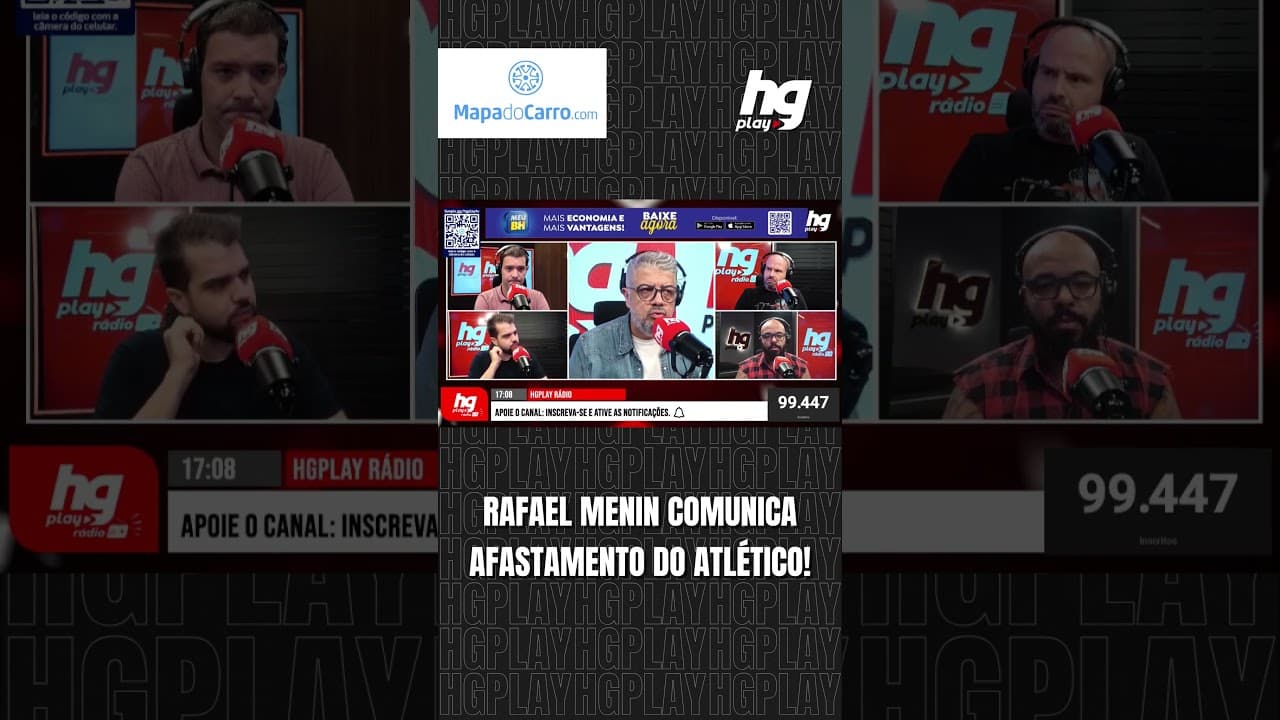 AFASTAMENTO DE RAFAEL MENIN É POSITIVO PARA O ATLÉTICO? COMENTARISTAS DEBATEM!