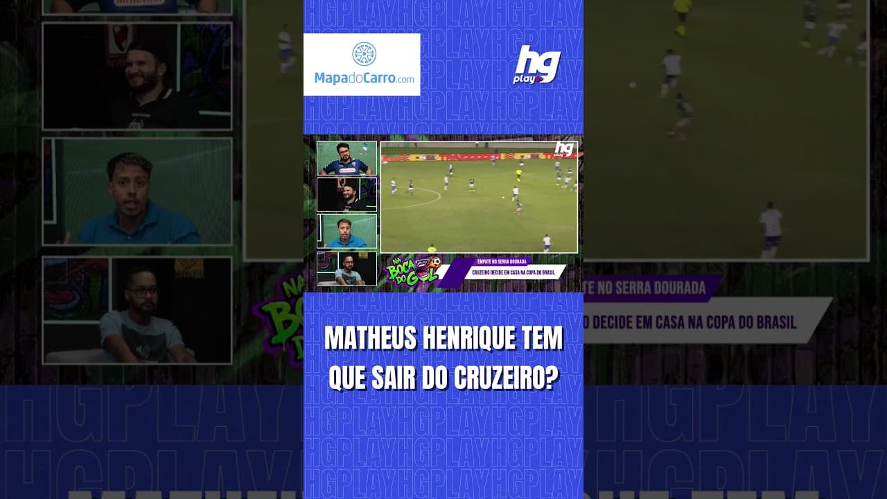 MATHEUS HENRIQUE BATEU SUA COTA DE TEMPO NO CRUZEIRO? COMENTARISTAS DEBATEM!