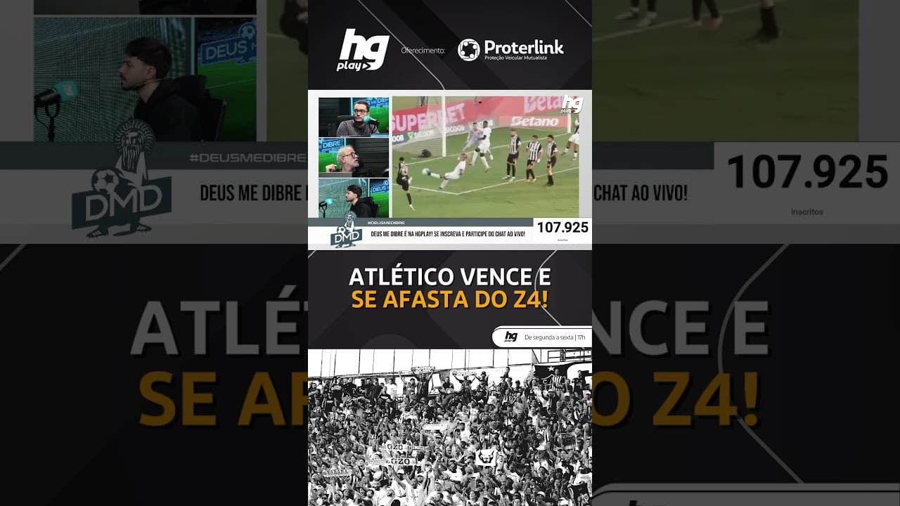 ATLÉTICO VENCE O VASCO EM SÃO JANUÁRIO E RESPIRA NO BRASILEIRÃO!