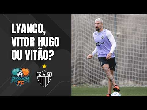 Atlético: Qual deve ser a defesa titular contra o Santos? - Resenha FC