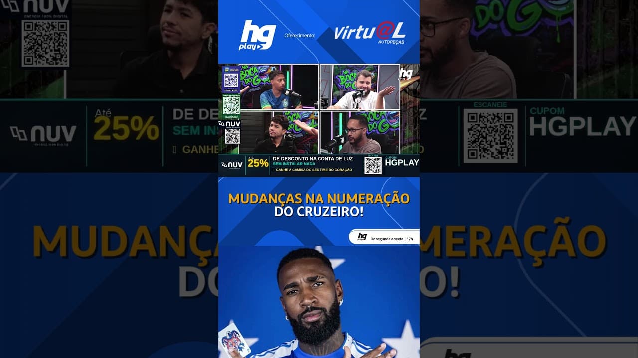 CRUZEIRO OFICIALIZA MUDANÇAS DE NUMERAÇÃO DE TRÊS ATLETAS; VEJA!