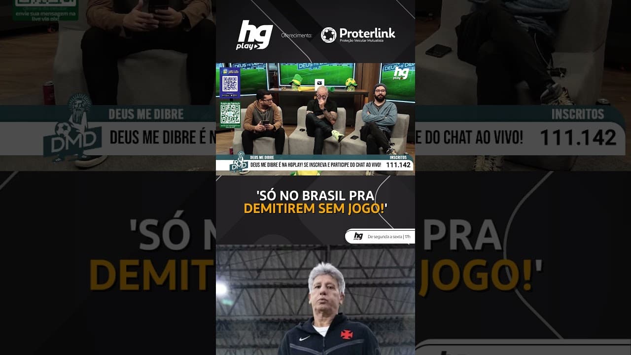 RENATO GAÚCHO É DEMITIDO DO COMANDO DO VASCO!