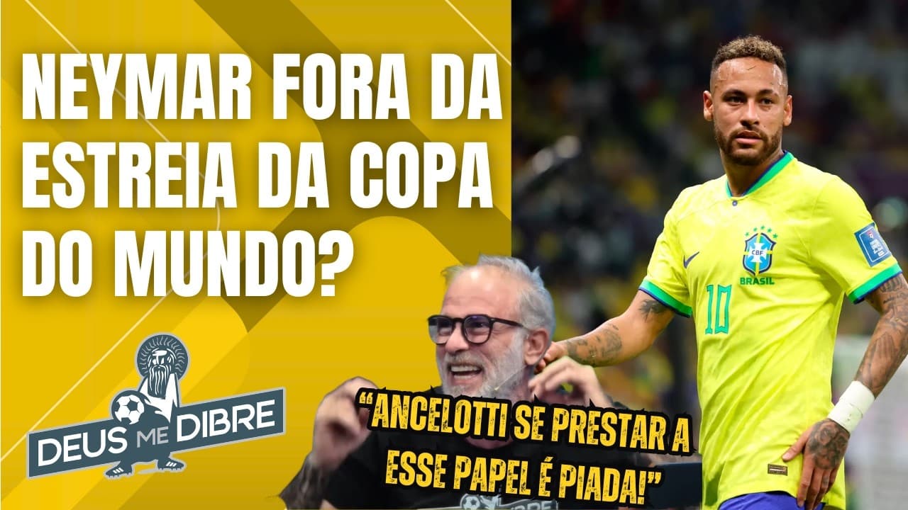 LASMAR CONFIRMA LESÃO DE NEYMAR E CRAQUE PODE FICAR FORA DA ESTREIA DO BRASIL NA COPA DO MUNDO