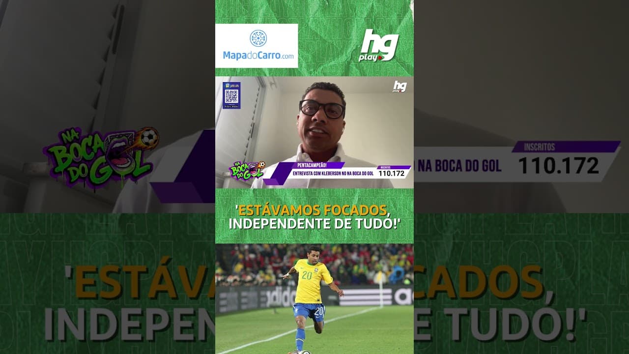 KLÉBERSON FALA DA CONVOCAÇÃO PARA A COPA DO MUNDO DE 2010; VEJA!