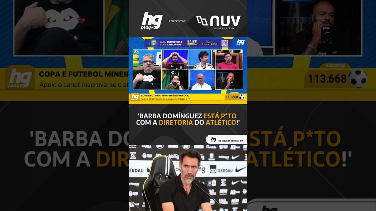 BARBA PERDEU A PACIÊNCIA COM A DIRETORIA DO ATLÉTICO?
