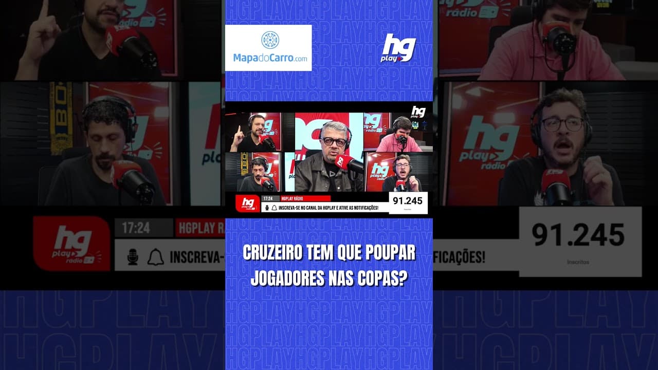 EM QUAIS COMPETIÇÕES O CRUZEIRO VAI POUPAR JOGADORES? COMENTARISTAS DEBATEM!