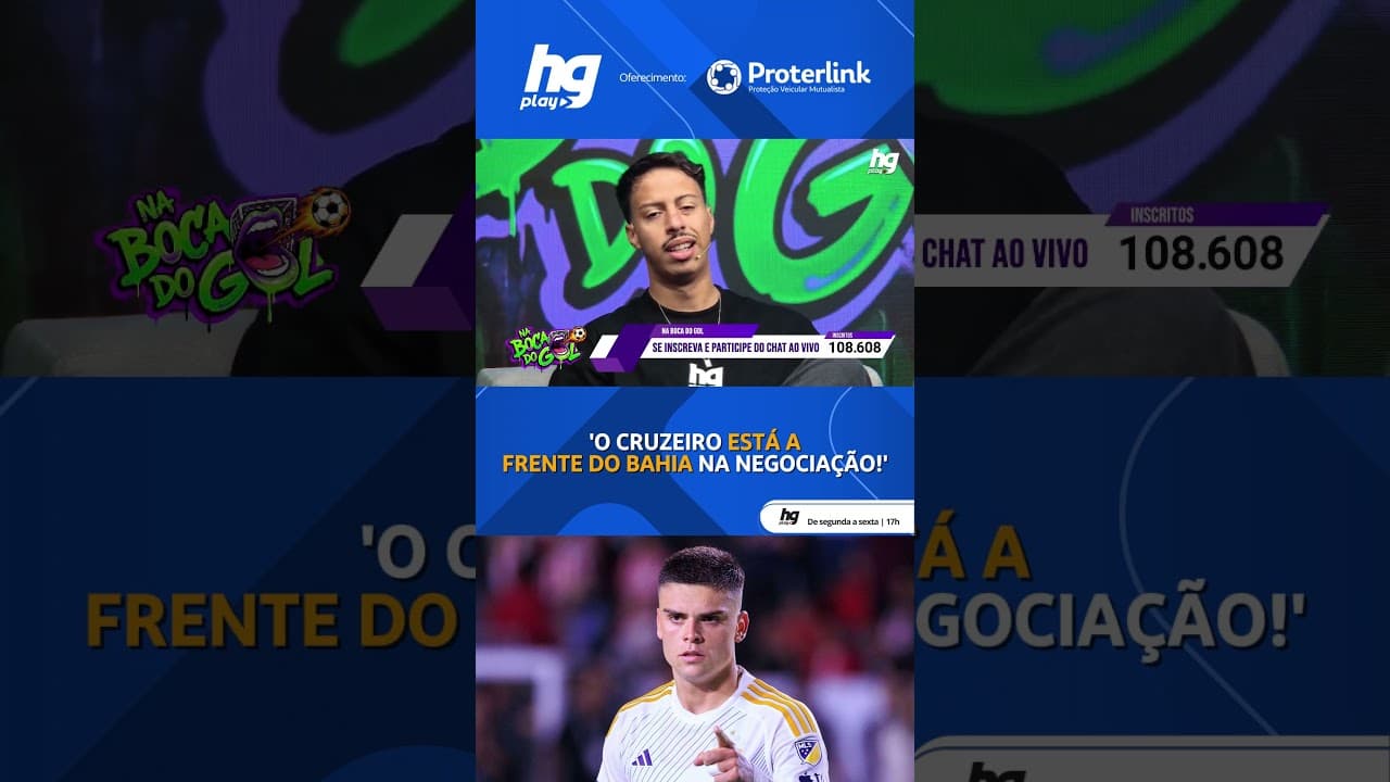 CRUZEIRO DISPUTA COM BAHIA A CONTRATAÇÃO DE GABRIEL PEC!