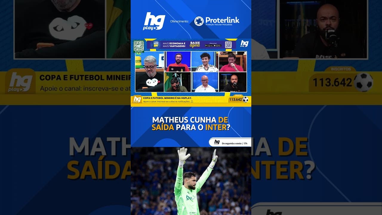 CRUZEIRO PODE NEGOCIAR O GOLEIRO MATHEUS CUNHA NESTA JANELA!