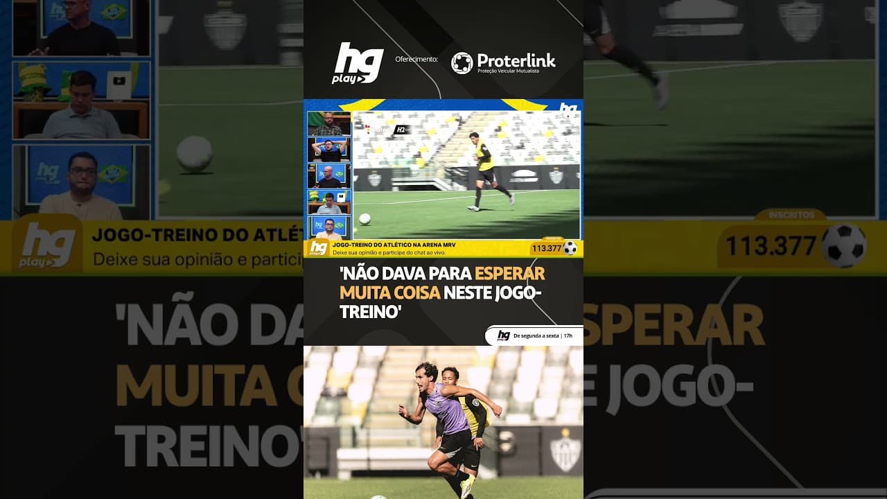 O JOGO-TREINO DO ATLÉTICO CONTRA A EQUIPE SUB-20 FOI CAPAZ DE EXTRAIR ALGO POSITIVO PARA O TIME?