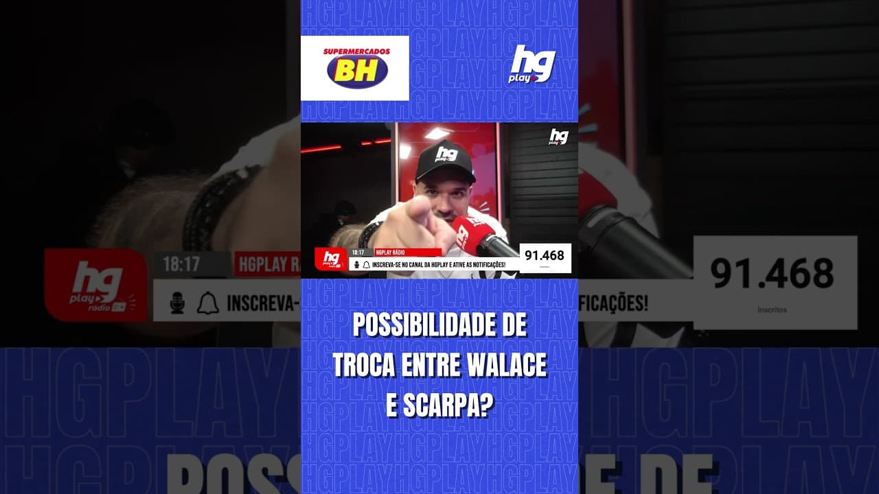 SCARPA DARIA CERTO NO CRUZEIRO? WALACE DARIA CERTO NO ATLÉTICO?