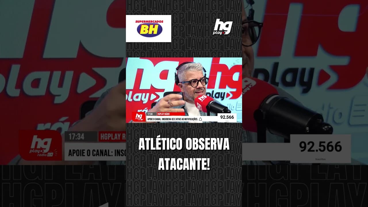 AGORA: ATLÉTICO OBSERVA ATACANTE DESTAQUE DA SÉRIE B, VEJA!