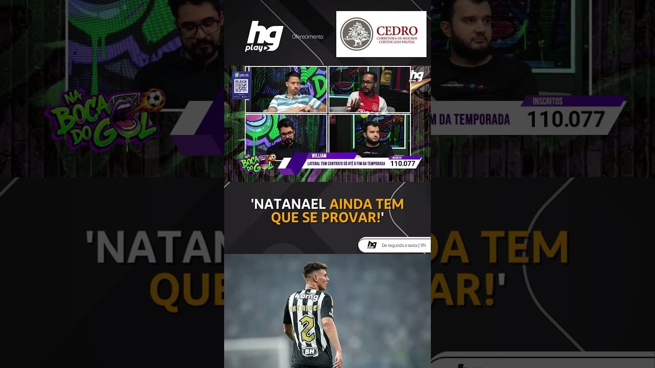 NATANAEL TEM CONDIÇÕES DE SER TITULAR ABSOLUTO NO ATLÉTICO?