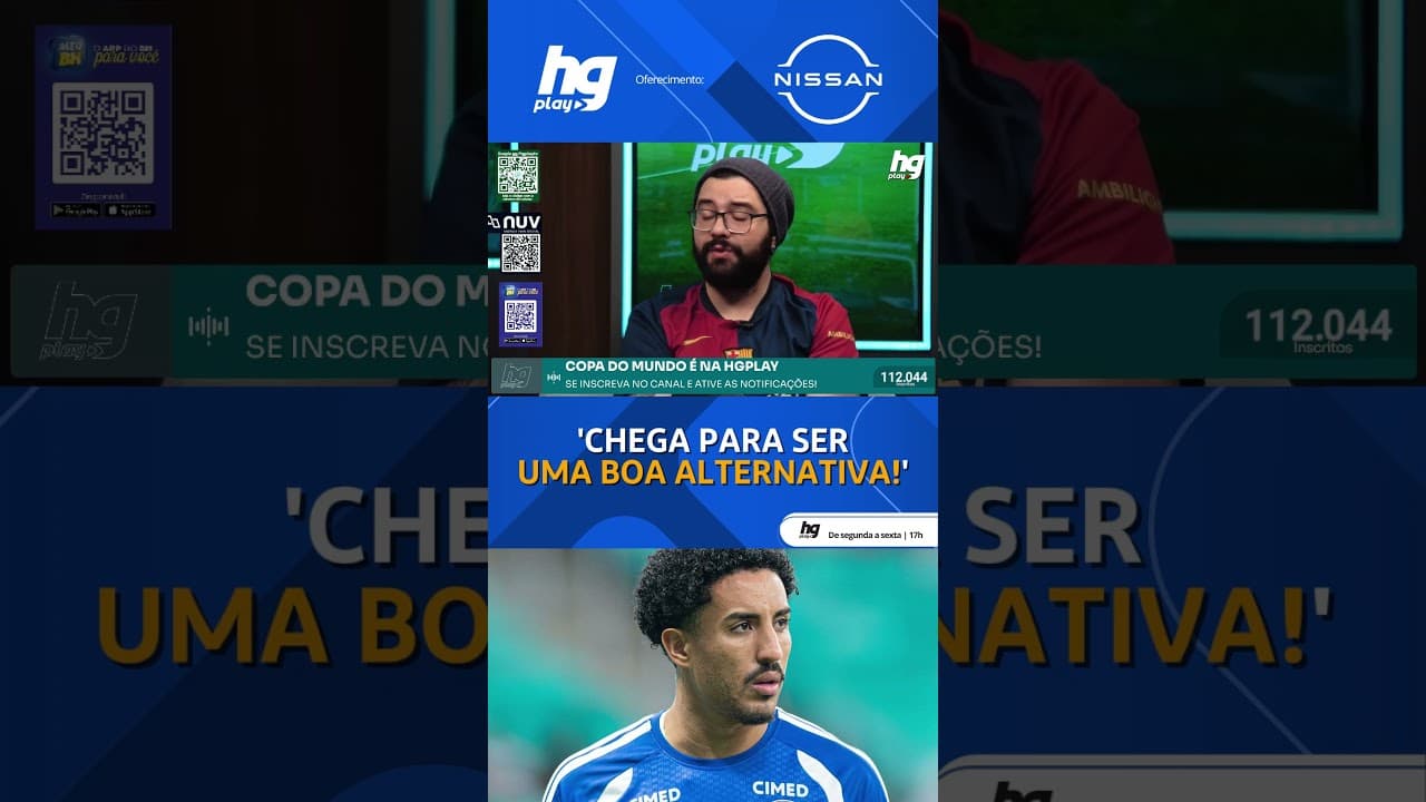GABRIEL PEC CHEGA PARA SER O SUBSTITUTO DE CHRISTIAN NO CRUZEIRO?