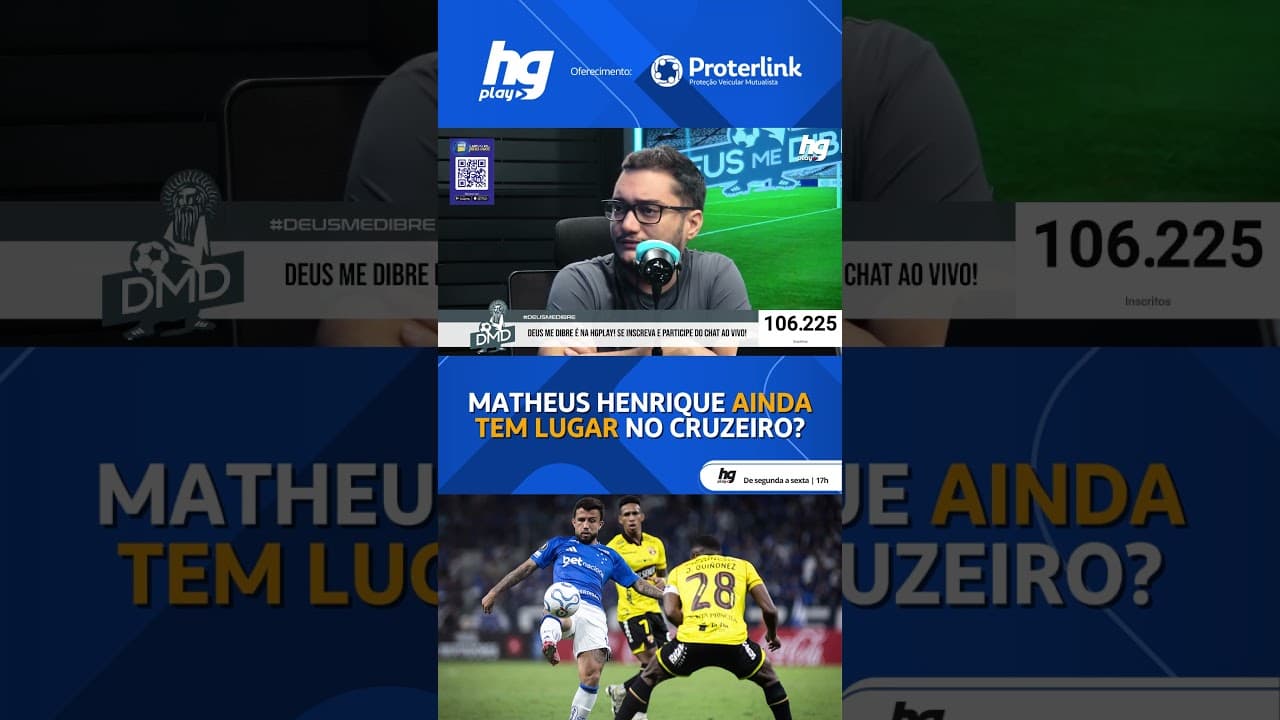 MATHEUS HENRIQUE FEZ O MELHOR JOGO COM A CAMISA DO CRUZEIRO?