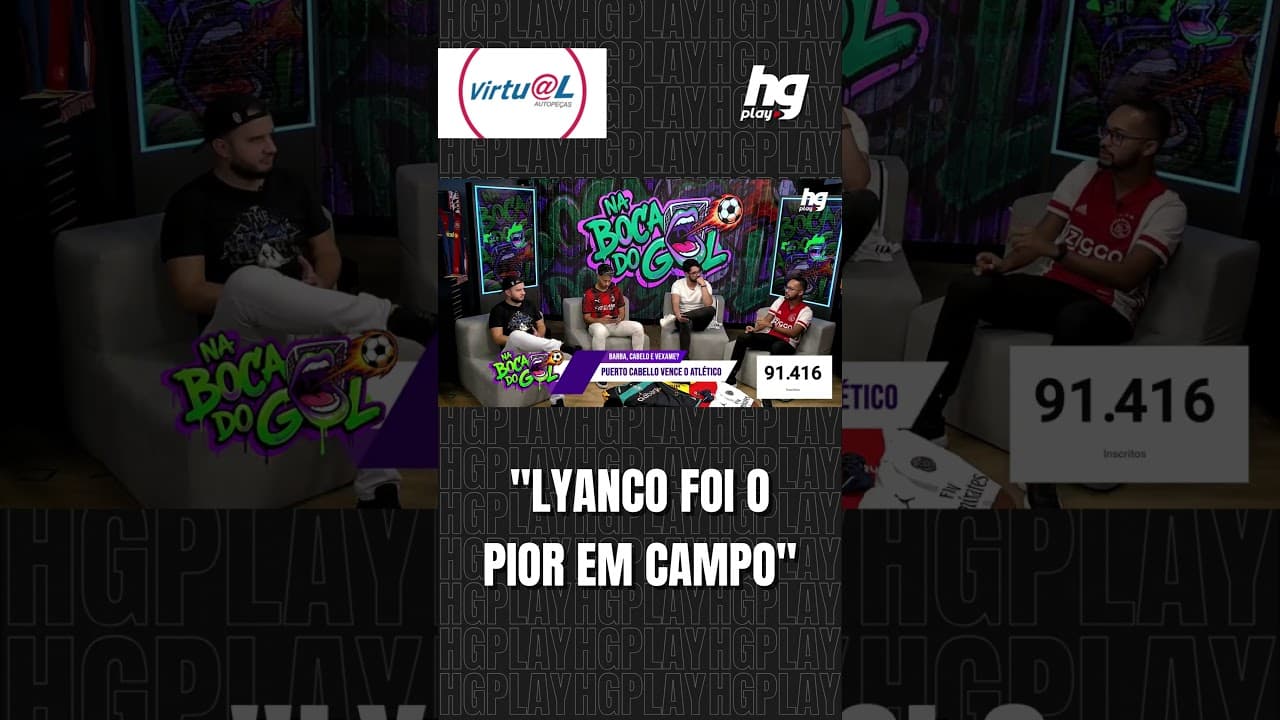 LYANCO FOI O PIOR EM CAMPO CONTRA O PUERTO CABELLO