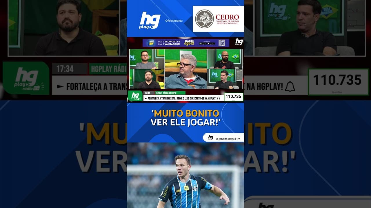 ARTHUR DE SAÍDA DO GRÊMIO: CAIRIA BEM EM ATLÉTICO E CRUZEIRO?
