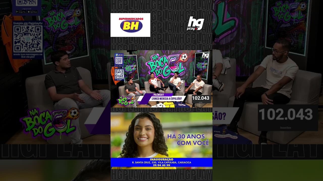 LYANCO É EXPULSO NO CLÁSSICO; ELE TEM QUE SE CONTROLAR MAIS NOS JOGOS? COMENTARITAS DEBATEM!
