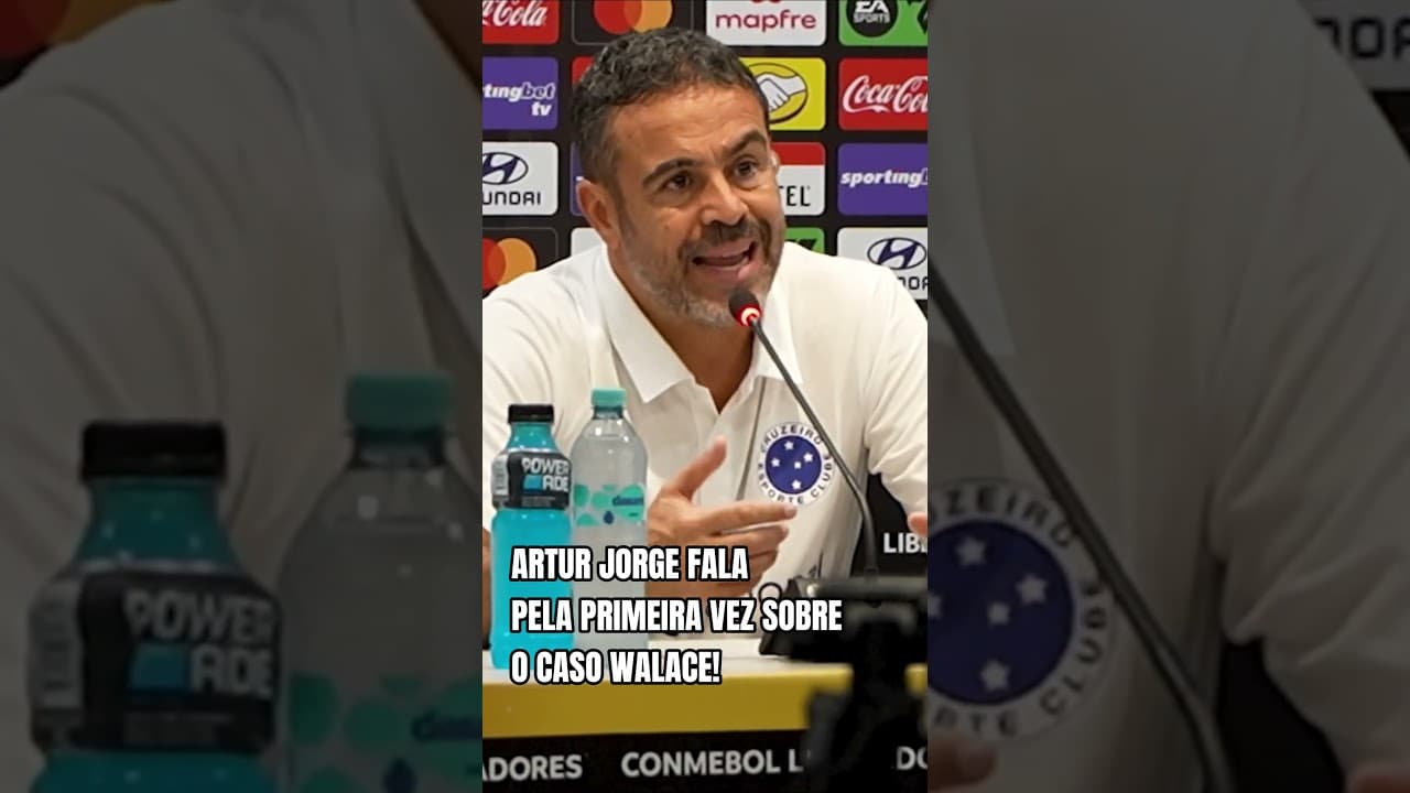 TÉCNICO ARTUR JORGE SE PRONUNCIA PELA PRIMEIRA VEZ SOBRE O CASO WALACE; VEJA!