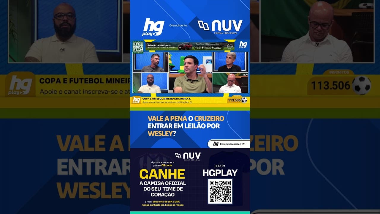 REVIRAVOLTA NA POSSÍVEL VINDA DE WESLEY AO CRUZEIRO?