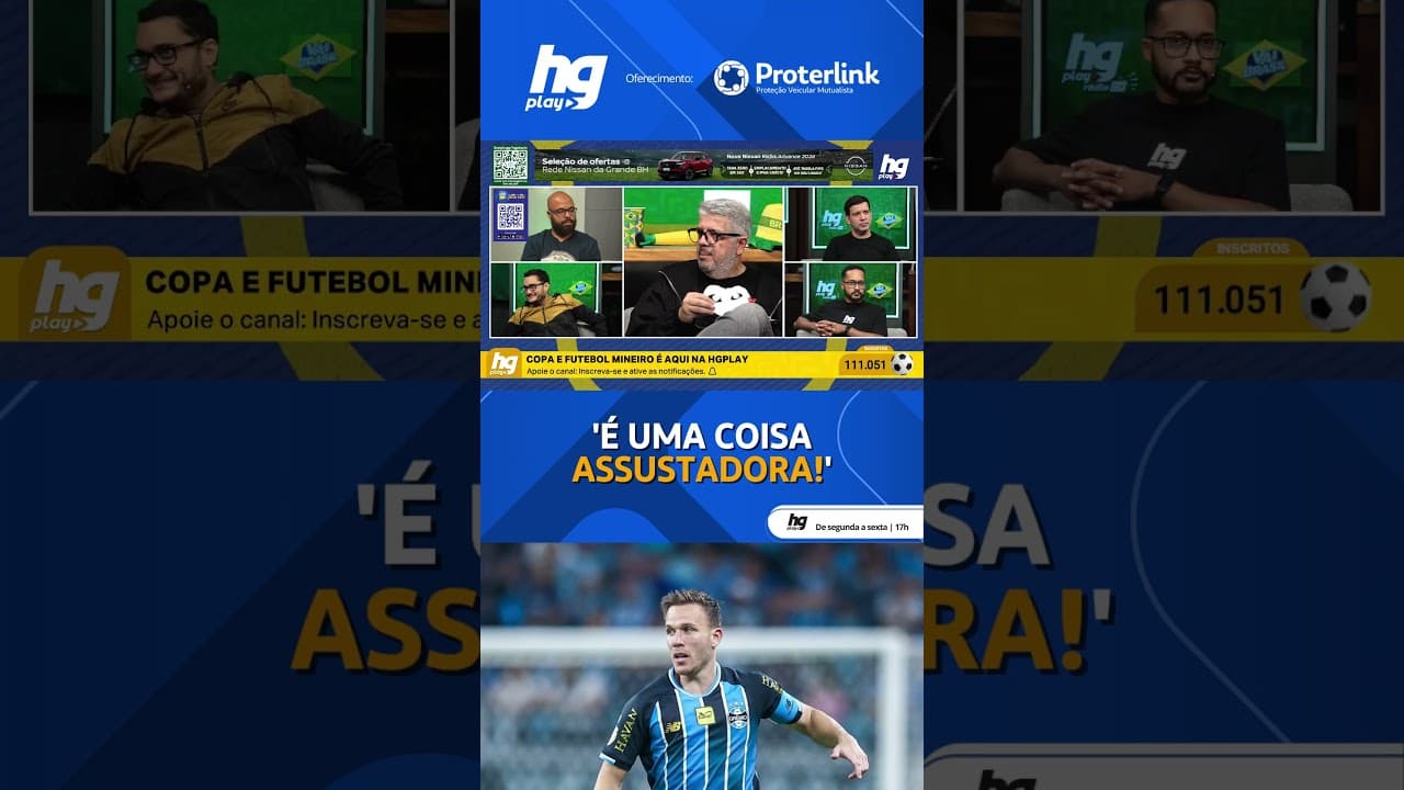 VEJA O CUSTO MENSAL DE ARTHUR, QUE ESTÁ DE SAÍDA DO GRÊMIO!