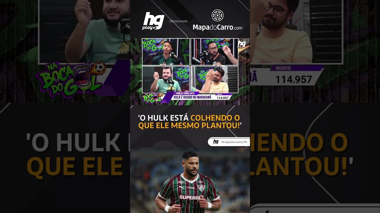 HULK ERROU EM IR PARA O FLUMINENSE? A ESCOLHA DO CLUBE INFLUENCIA NA MÁGOA DO TORCEDOR ATLETICANO?