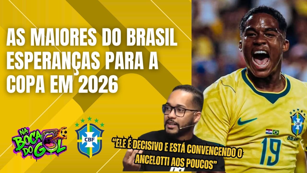 ENDRICK É O JOGADOR MAIS DECISIVO PARA A SELEÇÃO BRASILEIRA PARA O MUNDIAL?
