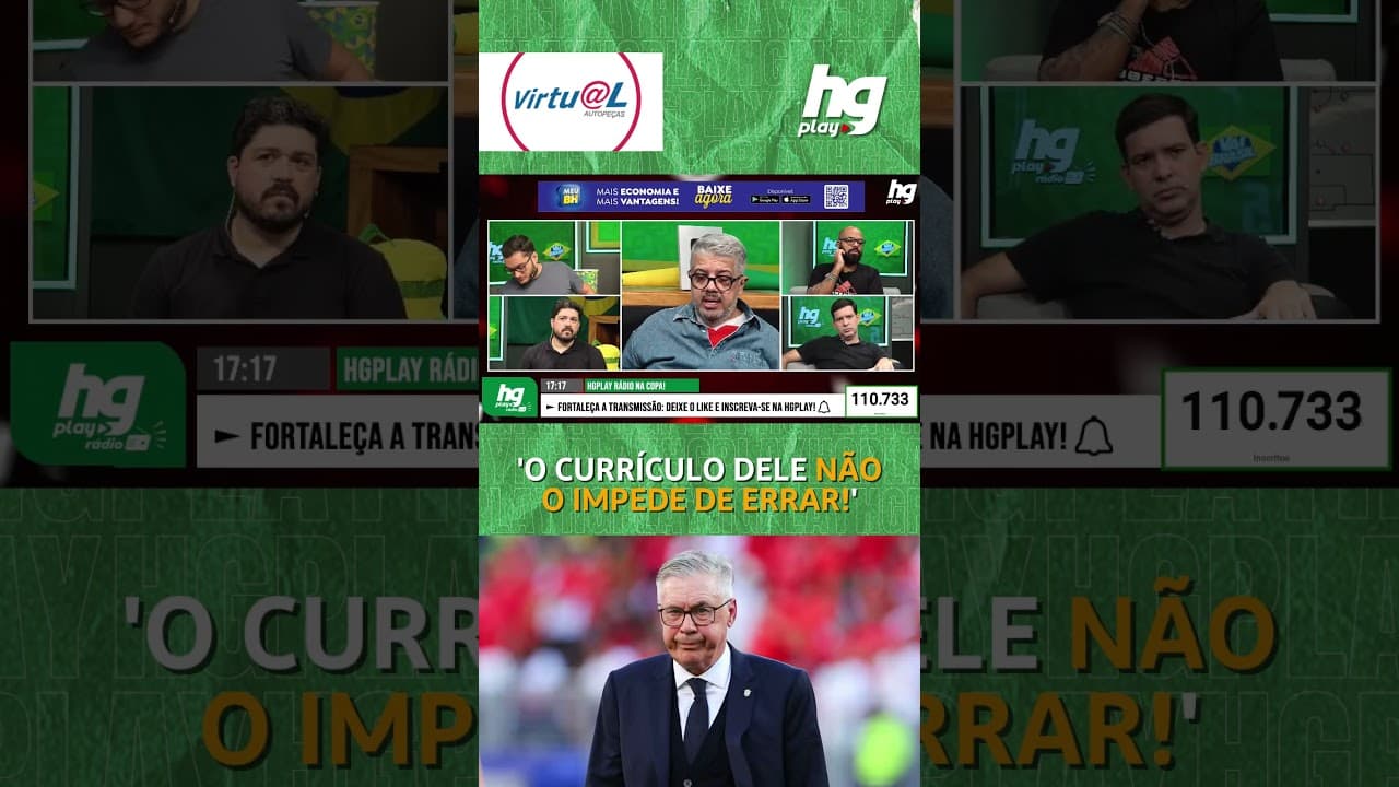 A CONVOCAÇÃO DE CARLO ANCELOTTI PARA A COPA DO MUNDO FOI FEITA DE MANEIRA ERRADA?