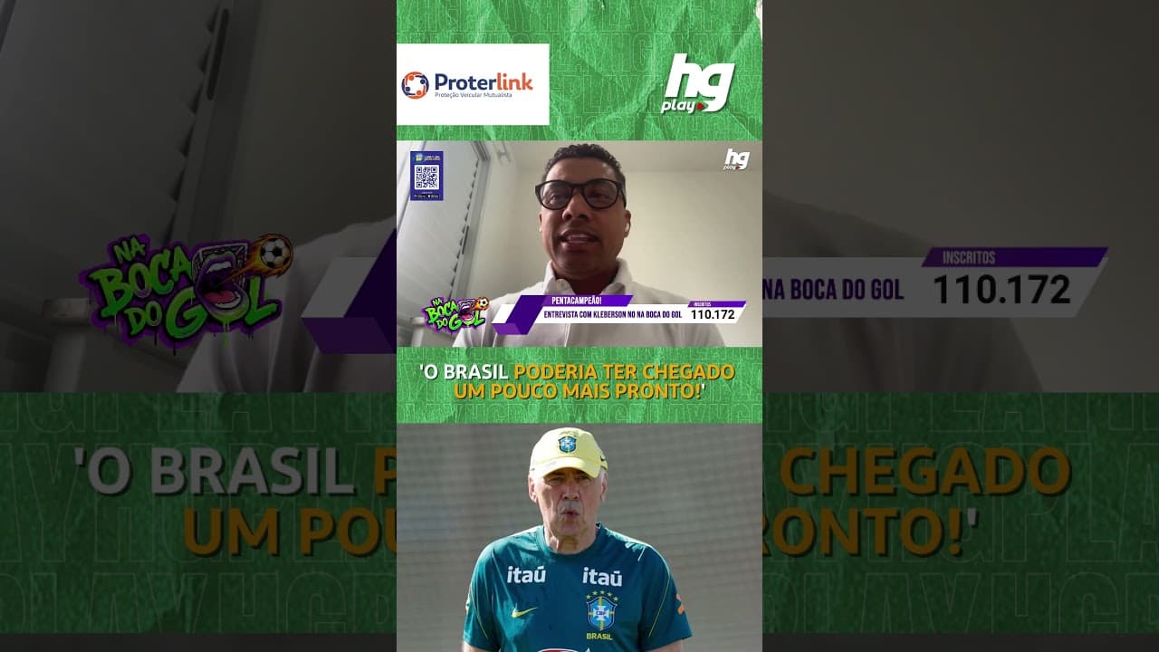KLÉBERSON FALA SOBRE A SUA EXPECTATIVA PARA O BRASIL NA COPA; VEJA!