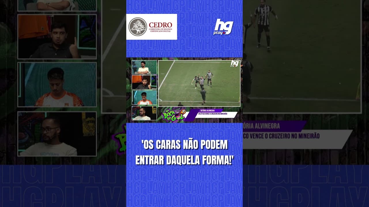 OS JOGADORES DO CRUZEIRO ENTRARAM DESLIGADOS NO CLÁSSICO CONTRA O ATLÉTICO?