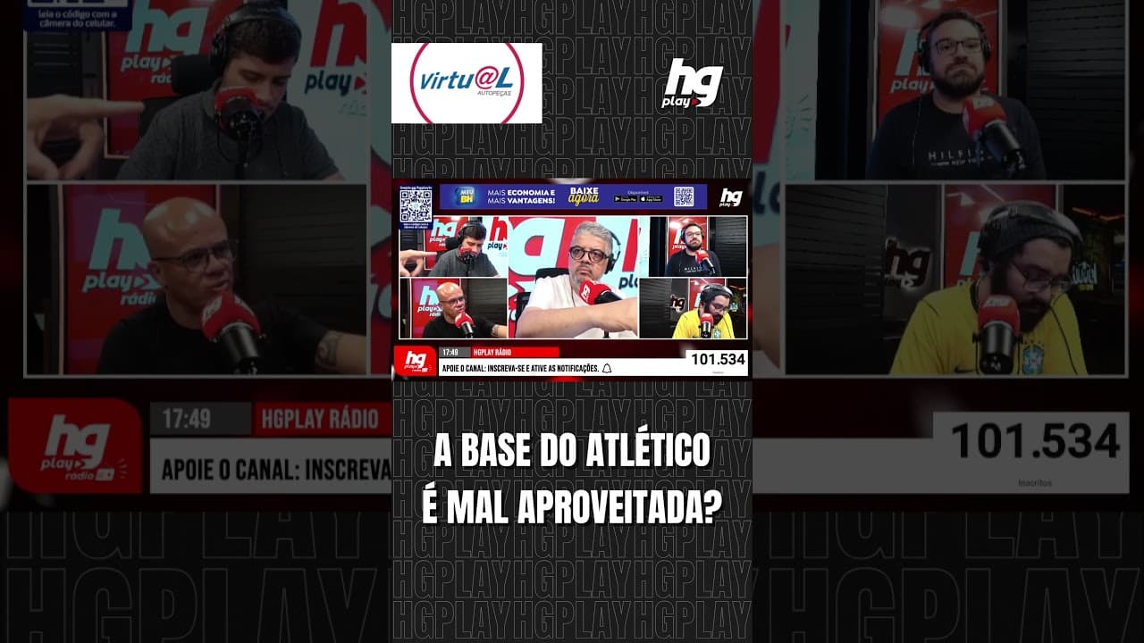A BASE DO ATLÉTICO TEM QUE SER MAIS APROVEITADA? COMENTARISTAS DEBATEM!